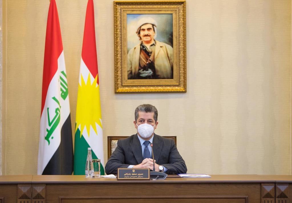 سەرۆکی حکومەتی هەرێمی کوردستان سەرپەرشتی کۆبوونەوەیەکی ئەنجوومەنی باڵای ئابووری دەکات